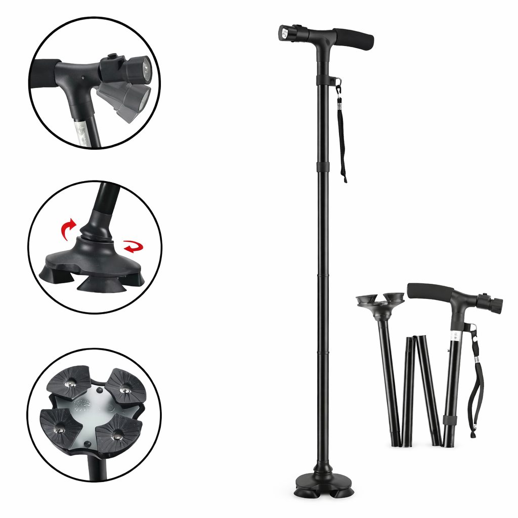 Bastón Plegable con Luz LED Winer